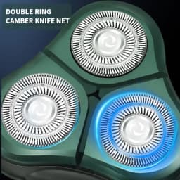 New Smart Electric Shaver LCD Digital Display Three-head Floating Razor USB Rechargeable Washing Multi-function Beard Knife