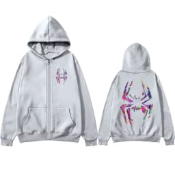 Rapper Metro Boomin Heroes & Villains Spider Print Zipper Hoodie Men Gothic Casual Zip Up Jacket Male Hip Hop Trend Cool Hoodies