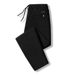 Elastic Waist Casual Pants Men Joggers Loose Fit Straight Pants Spring Autumn Male Trousers Large Size Black Grey