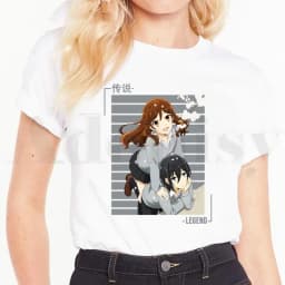 Horimiya Hori San To Miyamura Kun Anime Cartoon Short Sleeve Female Tops Tees Harajuku  VintageT Shirts Women's T-shirt
