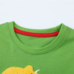 Little maven Cute Boys Tops Tees Appliques Children's Clothing Summer Cartoon Embroidery Dinosaurs Kids Clothes T-shirts