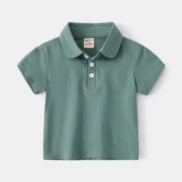 Boy Polo Shirts for Kids Toddler Age 0 to 1 2 3 4 5 6 7 Years 100% Cotton School Shirt Short Sleeves Car Casual Children Clothes