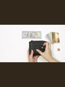 HUMERPAUL Genuine Leather Men's Wallet RFID Male Credit Card Holder with ID Window Multifunction Storage Bag Zipper Coin Purse