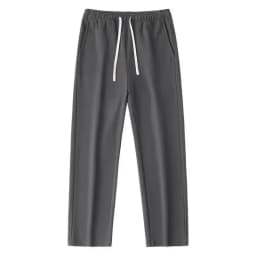 Casual Men Sweatpants Breathable Fashion Sportswear Drawstring Wide Leg Straight Track Pants Cotton Casual Loose Trousers Male