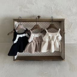 Q23030 Children Clothing Spring&Summer Sweet Lace Dress for Newborn Baby Toddler Princess Soft Sleeveless Skirt for Girls