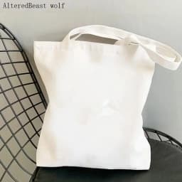Women Shoulder bag Monet Water Lilies Kawaii Bag Harajuku Shopping Canvas Shopper Bag girl handbag Tote Shopper Lady Bag