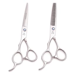 5.5 6.0 Hair Scissors For Left Hand Japan 440C Professional Hairdressing Barbers Cutting Set Thinning Shears Hairdresser B8001