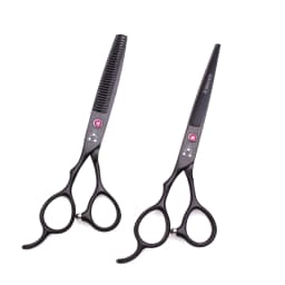 5.5 6.0 Hair Scissors For Left Hand Japan 440C Professional Hairdressing Barbers Cutting Set Thinning Shears Hairdresser B8001