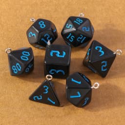 7pcs Fashion Colorful Geometric Dice Charms Pendants for Making Earrings Necklace DIY Jewelry Accessories Supplies