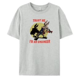 Men's T-Shirt in Vintage Style with Short Sleeves and 100% Cotton Fabric