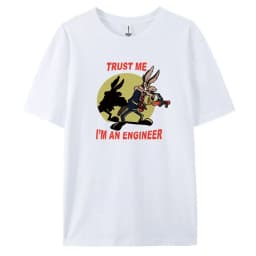 Men's T-Shirt in Vintage Style with Short Sleeves and 100% Cotton Fabric