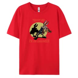 Men's T-Shirt in Vintage Style with Short Sleeves and 100% Cotton Fabric