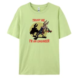 Men's T-Shirt in Vintage Style with Short Sleeves and 100% Cotton Fabric
