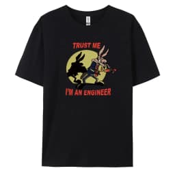 Men's T-Shirt in Vintage Style with Short Sleeves and 100% Cotton Fabric