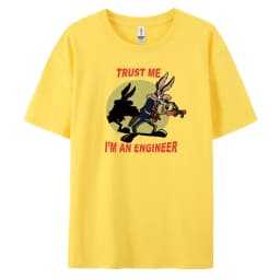 Men's T-Shirt in Vintage Style with Short Sleeves and 100% Cotton Fabric