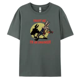 Men's T-Shirt in Vintage Style with Short Sleeves and 100% Cotton Fabric