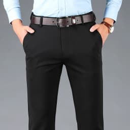 Spring Autumn Men's Casual Business Suit Pants Sports Stretch Suit Pants Male Trousers Big Size Loose Straight Dress Pants