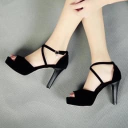 BCEBYL Summer New Casual Fashion Stiletto Heel Open Toe Buckle Solid Color Comfortable Sexy Banquet Women's Shoes