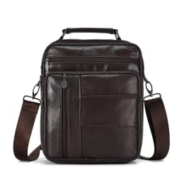 JOYIR Genuine Leather Men Messenger Sling Bag Satchel Bags for Male Multifunction Shoulder Bags Casual Crossbody Bag Handbag