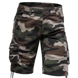 Tactical Cargo Shorts Men Camo Joggers Shorts Casual Outdoor Sports Half Pants Pocket Cotton Breathable Cargo Shorts