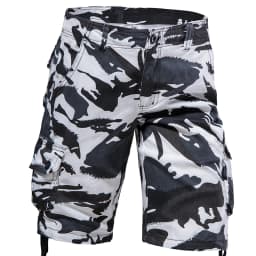 Tactical Cargo Shorts Men Camo Joggers Shorts Casual Outdoor Sports Half Pants Pocket Cotton Breathable Cargo Shorts