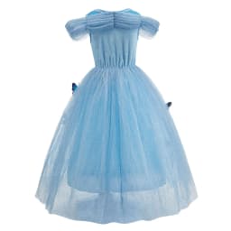 Girl Cinderella Dress Children Summer Christmas Fancy Clothes Kids Birthday Ruffle Cosplay Costume Princess Performance Disguise