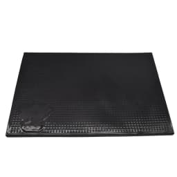 Barber Station Mat Cushion Non-slip Black Pad Hairdress Organizer for Clippers Scissors Trimmers Brushes Storage Tool