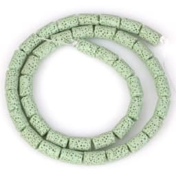 6x10mm Cylinder Natural Volcanic Rock Lava Stone Beads For Jewelry Making Loose Spacer DIY Bracelet Nacklace Bracelet Handmade