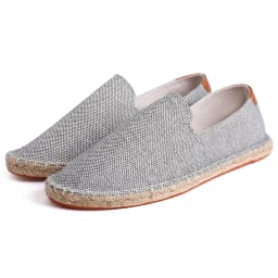 Men's casual vulcanized shoes Women's flat shoes Hand stitched casual comfortable linen shoes Light lazy shoes