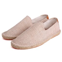 Men's casual vulcanized shoes Women's flat shoes Hand stitched casual comfortable linen shoes Light lazy shoes