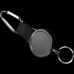 80CM Plastic Thick Rope Trinket Keychains High Elastic Tension Telescopic Key Chain Ring ABS Easy Pull Buckle Carabiner H24