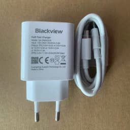 Fast Charger for Blackview SHARK 8 OSCAL S80 BV7100 BL5000 Original EU Plug Travel 33W Power Adapter Type C To Type C Cable