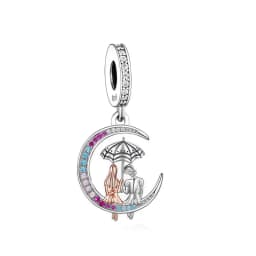 FC Jewelry Fit Original Charm Bracelet 925 Silver Always My Sister Forever My Friends Bead For Making Women Birthday Berloque