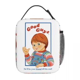 Good Guys Child Doll Chuckys Insulated Lunch Bags Food Bag Portable Cooler Thermal Lunch Box For School Office