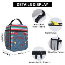 Good Guys Child Doll Chuckys Insulated Lunch Bags Food Bag Portable Cooler Thermal Lunch Box For School Office