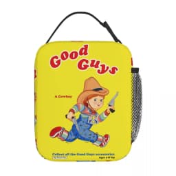 Good Guys Child Doll Chuckys Insulated Lunch Bags Food Bag Portable Cooler Thermal Lunch Box For School Office