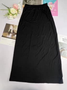 Summer 2026 New High-Waisted Girls Buttocks Split Long Skirt Sexy Spice Girl Pure Sensual Woman in the Long-Ribbed Skirt