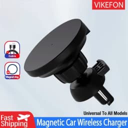 Magnetic Car Wireless Charger Suitable for iPhone 12 13 14 15 16 Pro Max Mini Air Vent Car Phone Holder Stand Fast Car Charging