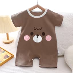 Summer cartoon Baby One-piece Clothes Romper Short Sleeve Climb Clothing Newborn Jumpsuits Toddler Girl boy Onesie