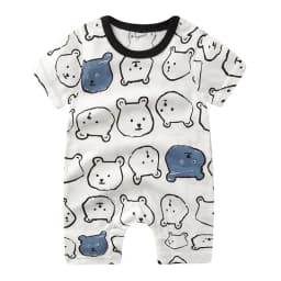 Summer cartoon Baby One-piece Clothes Romper Short Sleeve Climb Clothing Newborn Jumpsuits Toddler Girl boy Onesie