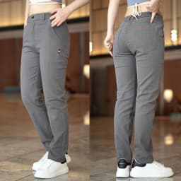 High Quality Brand Mens Mid-Waist Casual Pants Fashion Stretch Straight Comfort Trousers Four Seasons All-Match Men Pants
