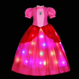 Light up Snow White Dress for Little Girl 2-10 Yrs Birthday Party Elsa Costume Princess Ball Gown with LED 2024 Rapunzel Cosplay