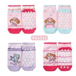 4PCS/SET Original Paw Patrol Children's Spring Autumn Socks Boys Girls Cotton Shorts Short Tube Non Slip Floor Socks Age 2-6T