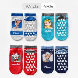 4PCS/SET Original Paw Patrol Children's Spring Autumn Socks Boys Girls Cotton Shorts Short Tube Non Slip Floor Socks Age 2-6T