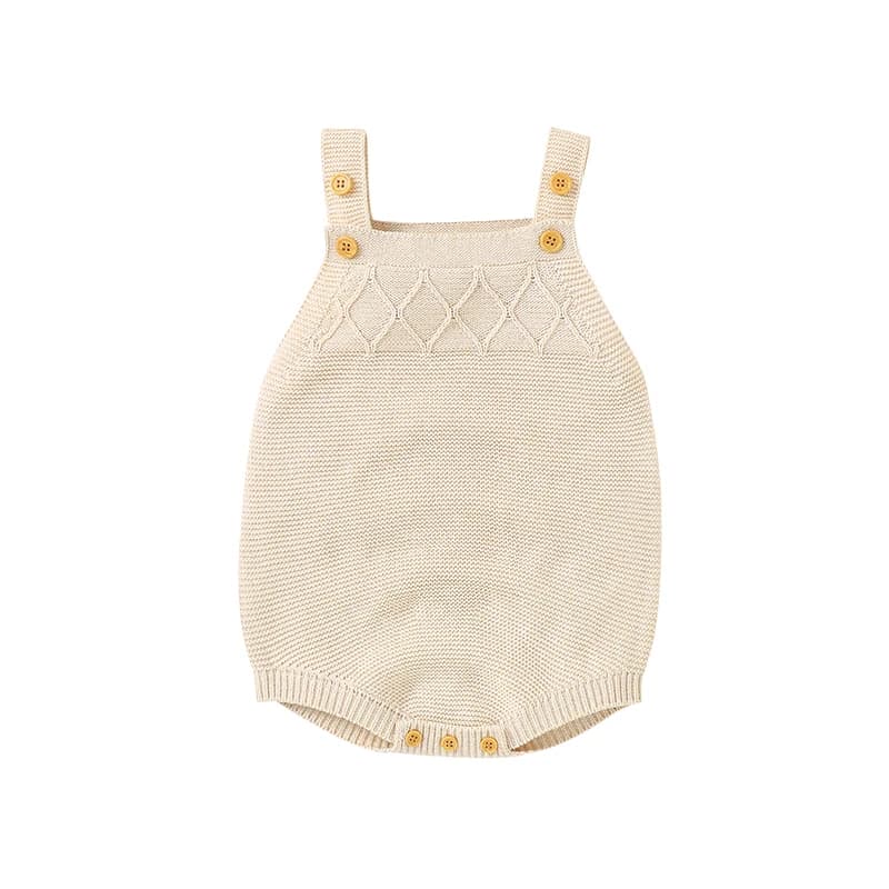 Spaghetti Straps Knitwear Sleeveless Newborn Baby Boys & Girls Summer Rompers Soft Infant One-piece Bodysuit Jumpsuit Sleepsuit