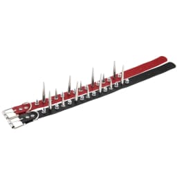 Big Spiked Choker Punk Rock Leather Collar For Women Metal Goth Necklace Jewelry Alternative Fashion Festival  Accessory
