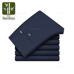 Bamboo Fiber Fabric Men's Casual Pants Summer New Ultra-thin Elastic Soft Straight Business Trousers Classic Black Khaki Gray