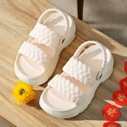 Summer Fashion Thick Bottom Comfortable Anti-Skid Lightweight Casual Women Slipper Beach Shoes