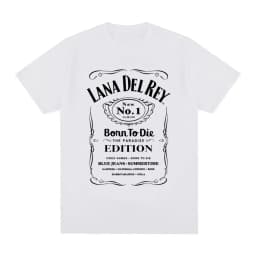 Singer Lana Del Rey T-shirt Men Women Fashion Hip Hop Short Sleeve T Shirts Summer 100% Cotton Casual Soft Tee Shirt Streetwear