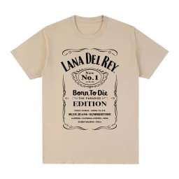 Singer Lana Del Rey T-shirt Men Women Fashion Hip Hop Short Sleeve T Shirts Summer 100% Cotton Casual Soft Tee Shirt Streetwear